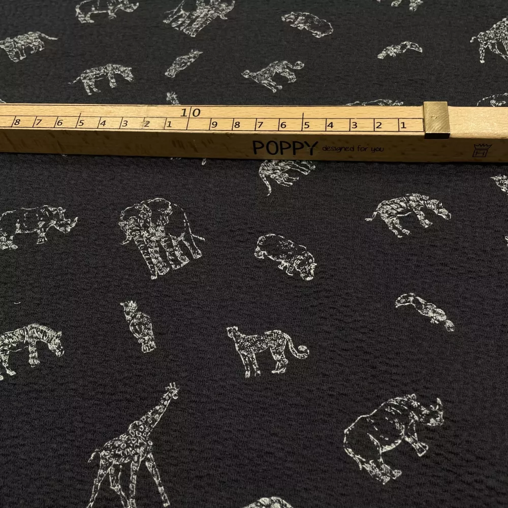 Tissu Sweat Bubble Gris Savane