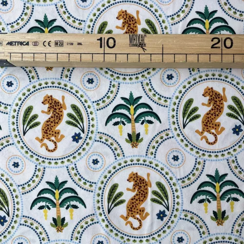 Tissu Popeline Padak Cheeta...
