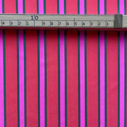 Tissu Maillot de Bain Rayé...