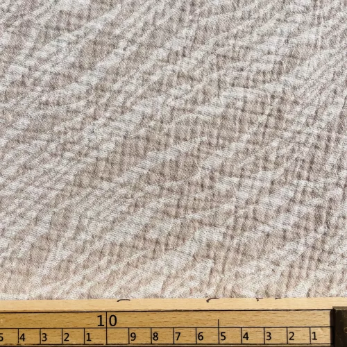 Tissu Gaze & Jacquard Zébré