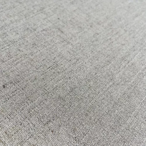 Tissu Lin Viscose Argent