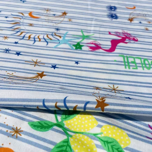 Tissu Popeline Mermaid 2...