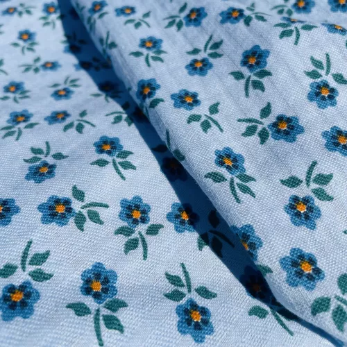 Tissu Coton texturé Rosie