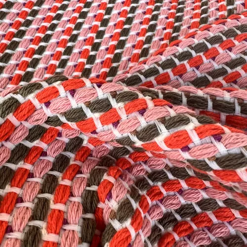Tissu Tweed Cyclamen Orange