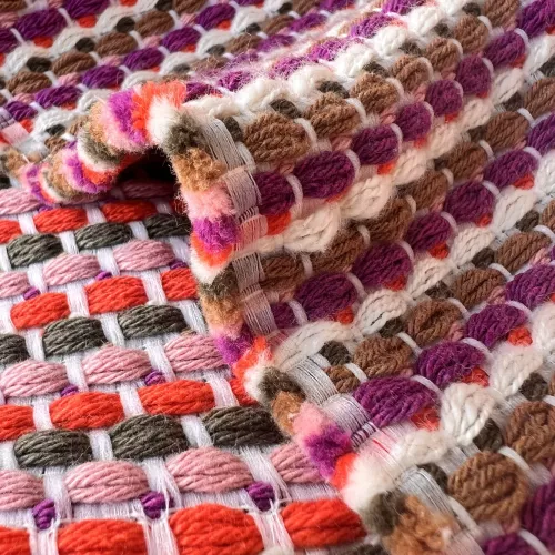 Tissu Tweed Cyclamen Orange