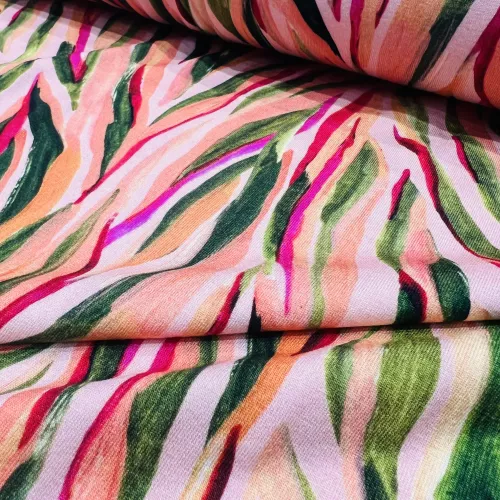 Tissu Jersey Viscose Zèbre