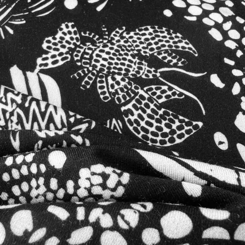 Tissu Jersey Viscose Homard...