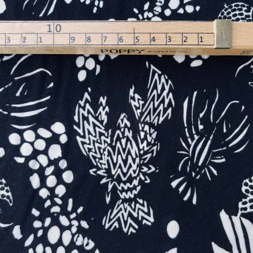 Tissu Jersey Viscose Homard...