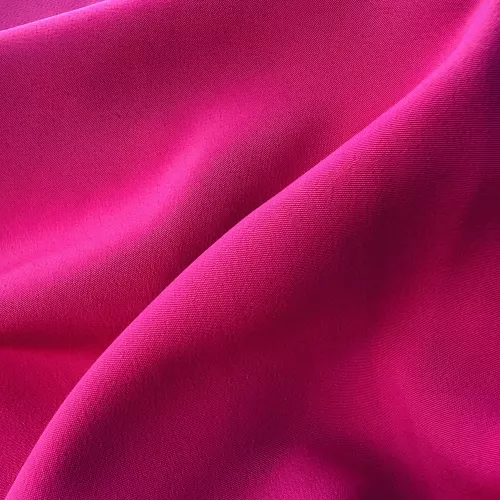 Tissu Crepe de Soie Fuschia