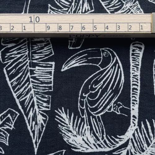 Tissu Crepe Viscose Jungle