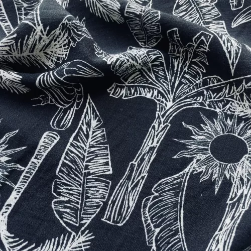 Tissu Crepe Viscose Jungle