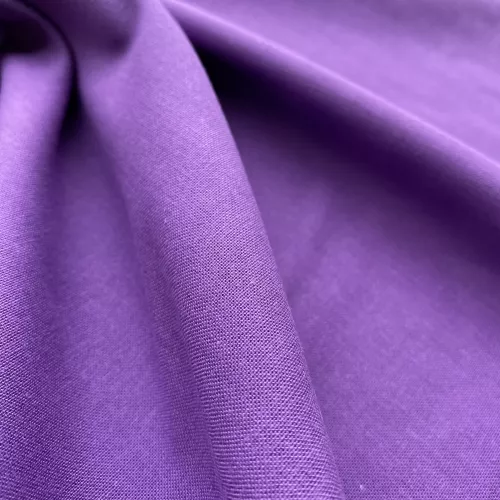 tissu coton couleur violette