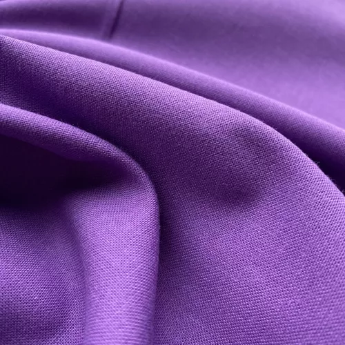 tissu coton couleur violette