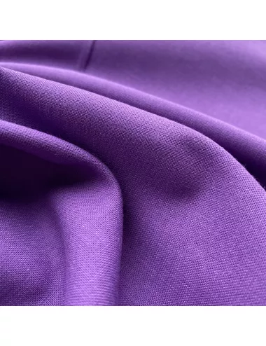 tissu coton couleur violette