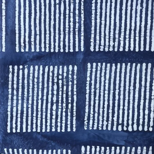 Tissu Batik Marine Pilotis