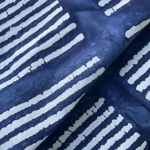 Tissu Batik Marine Pilotis