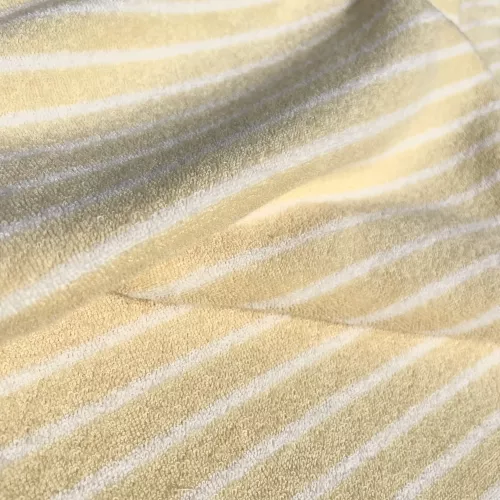 Tissu Jersey Eponge Rayé...