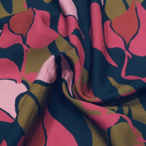 Viscose Pétales Olive...