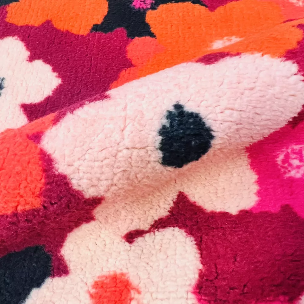 Tissu Mouton Flower Power