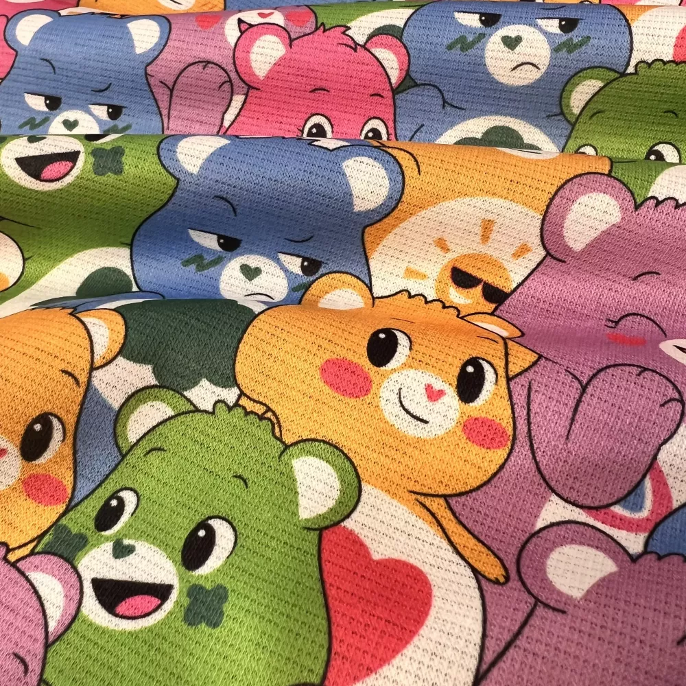 Tissu Sweat Bisous les Ours