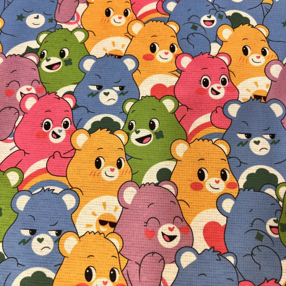 Tissu Sweat Bisous les Ours