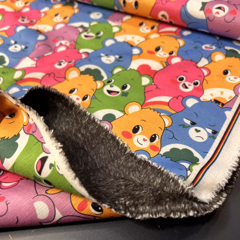 Tissu Sweat Bisous les Ours