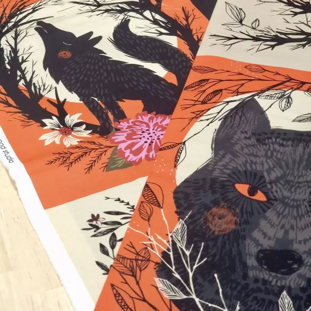 Panneau Halloween Loup