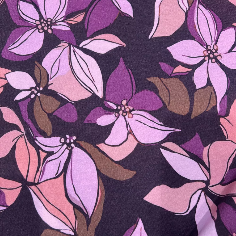 Tissu Sweat Mûre Lys Mauve...