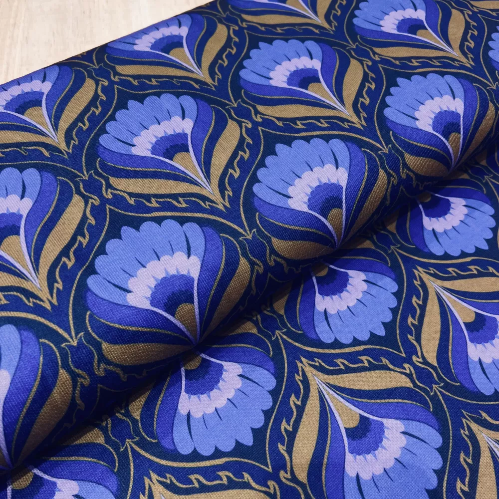 Tissu Maille Art Déco Iris...