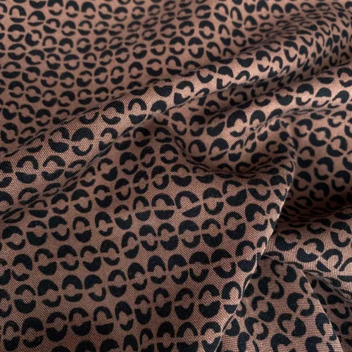 Tissu twill de Viscose Dots...